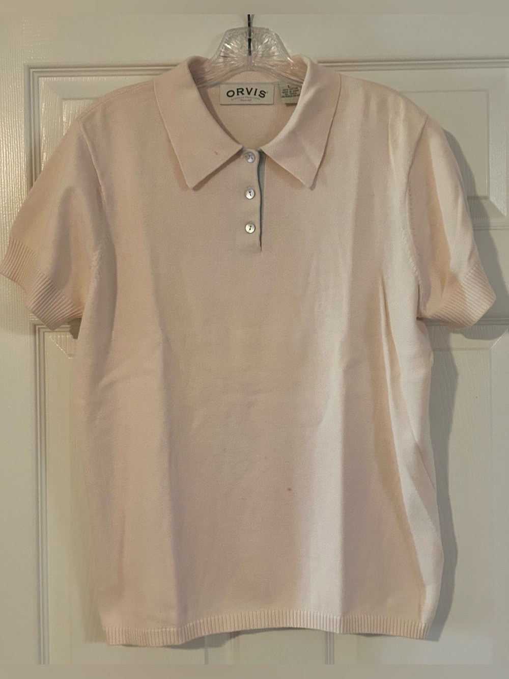 Orvis Vintage Cotton Knit Polo Top